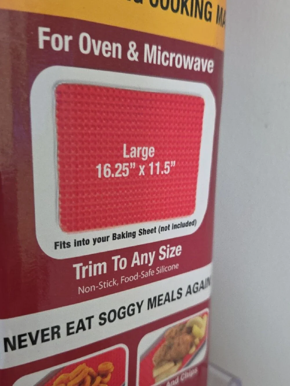 As Seen On TV red silicone
